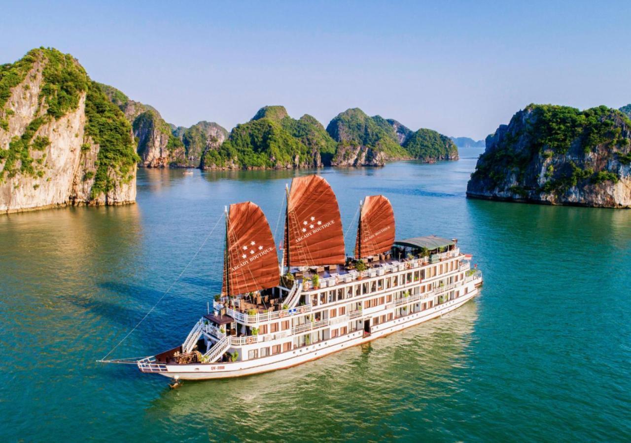 Hotel Arcady Boutique Cruise Ha Long Exterior foto