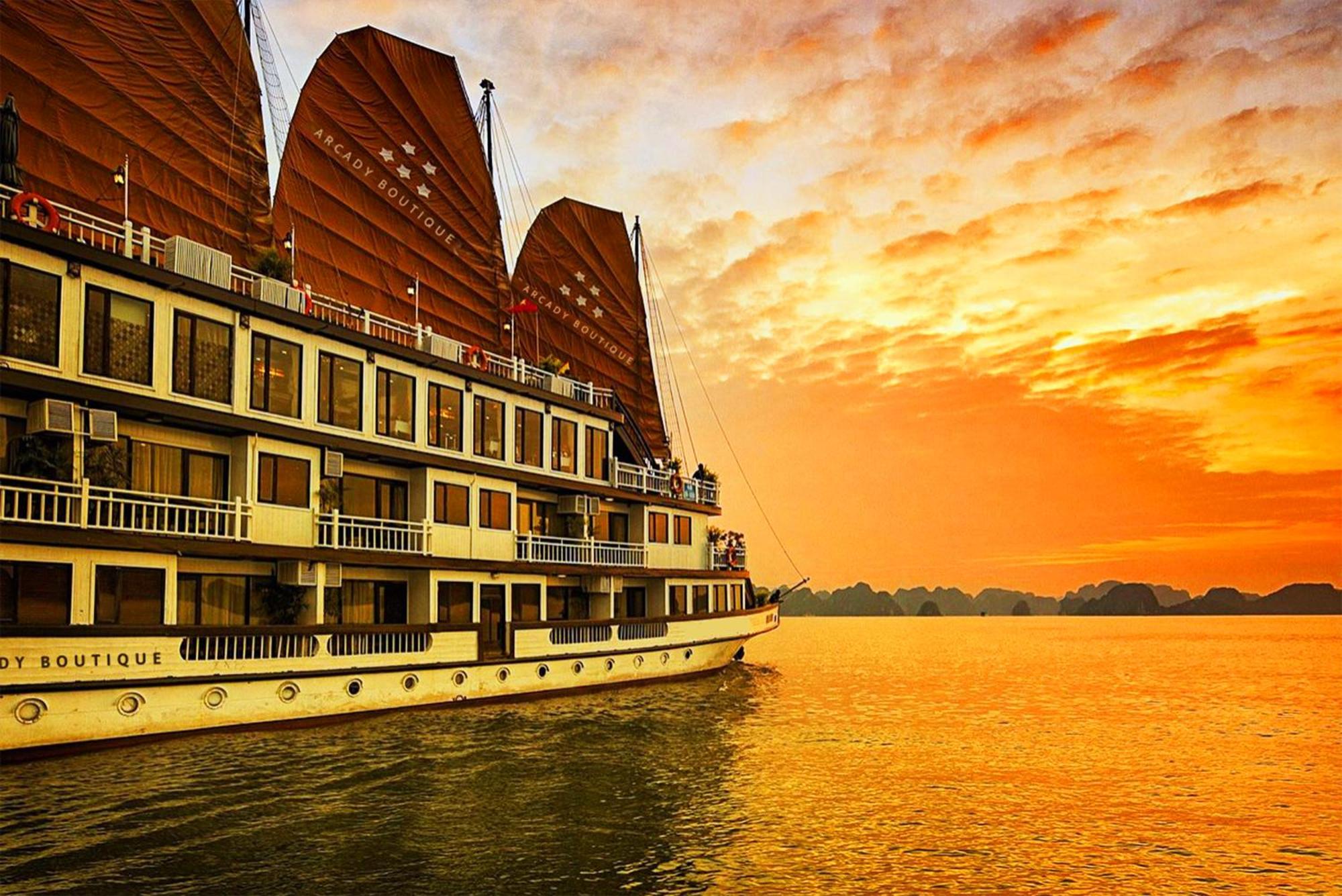 Hotel Arcady Boutique Cruise Ha Long Exterior foto