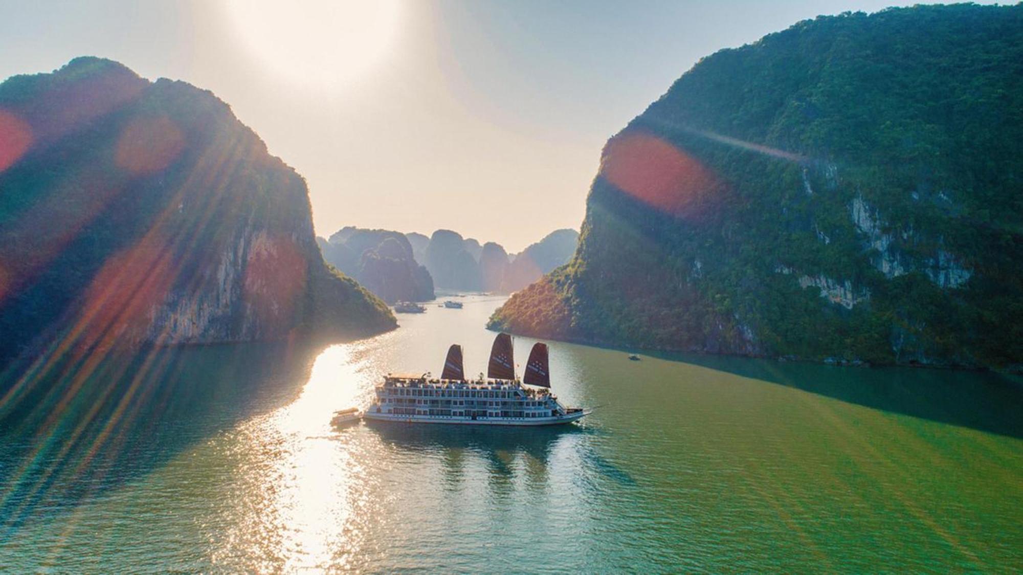 Hotel Arcady Boutique Cruise Ha Long Exterior foto