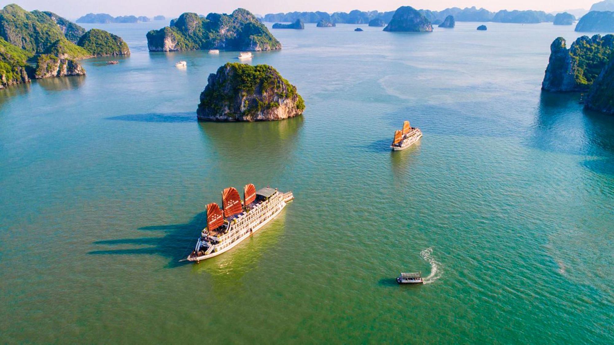 Hotel Arcady Boutique Cruise Ha Long Exterior foto