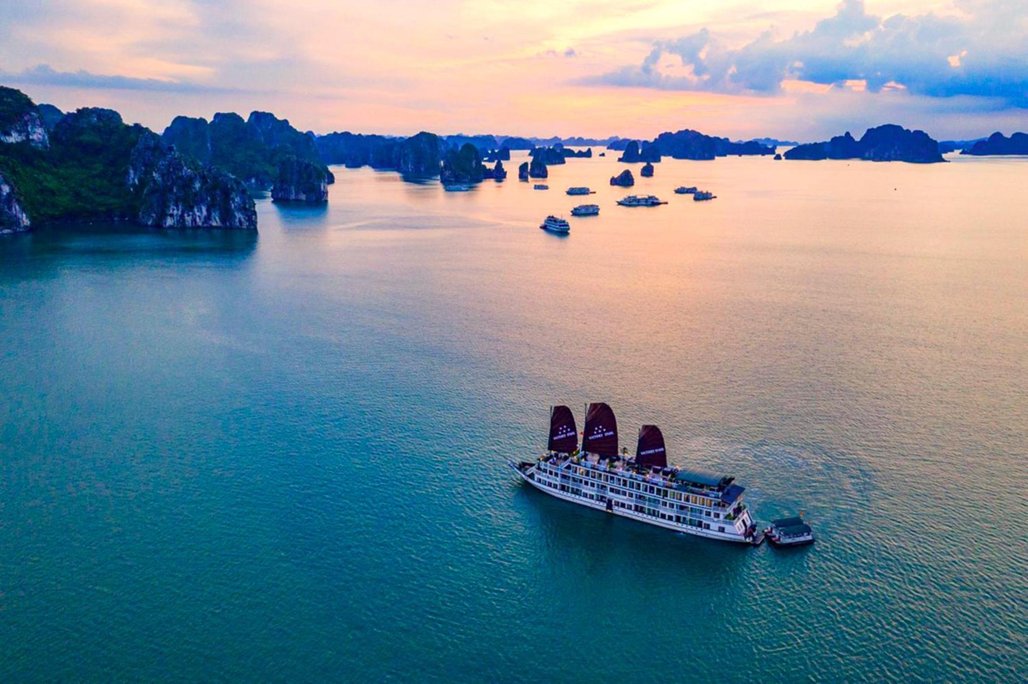 Hotel Arcady Boutique Cruise Ha Long Exterior foto